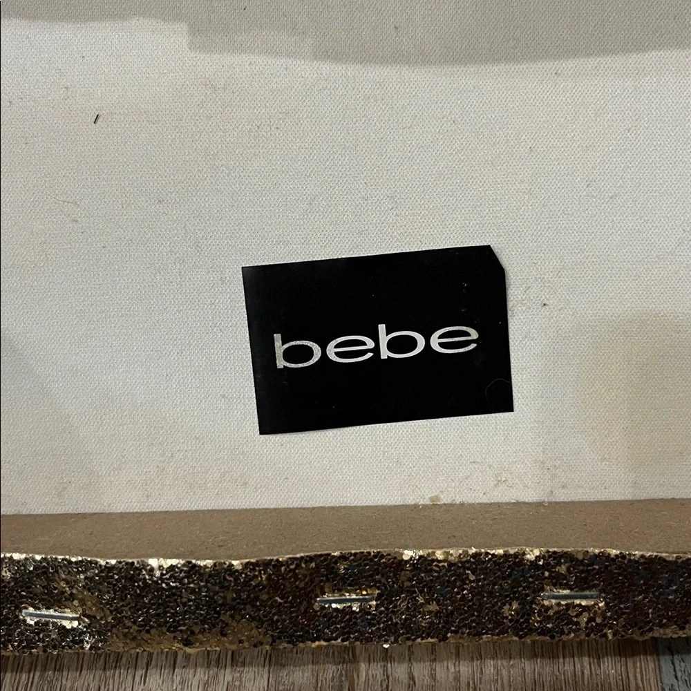 bebe gold glitter